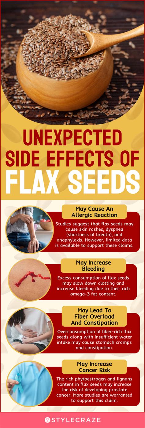 flaxseed side effects nhs.